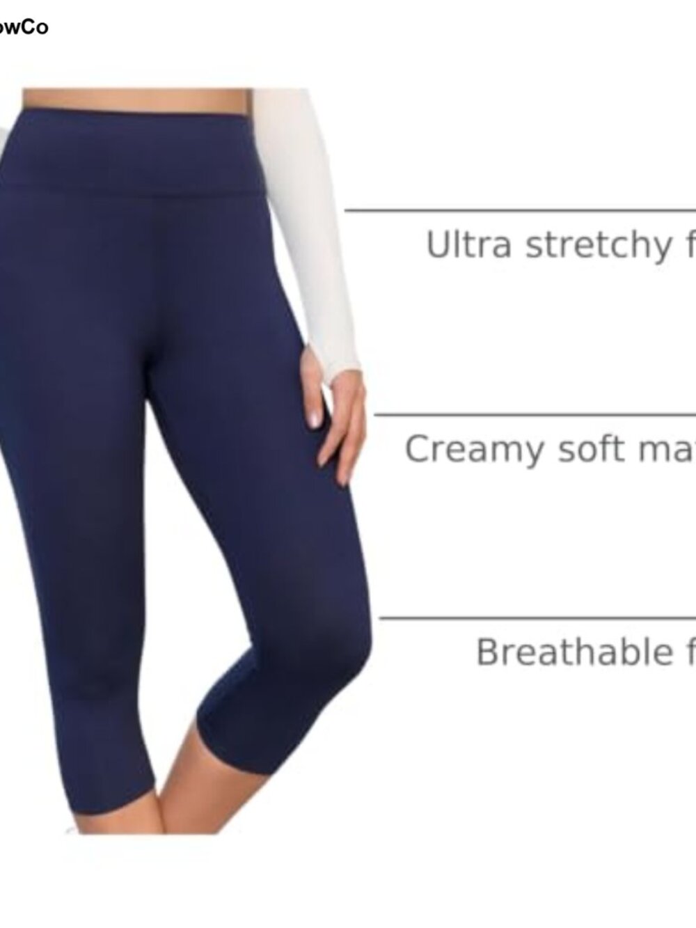4 Pack Buttery Soft High Waisted Leggings Women Yoga Lounge Athletic Capri Full - Picture 3 of 6